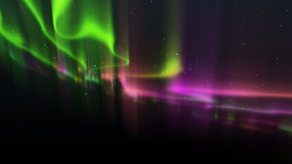 Northern Lights Aurora Borealis Background.