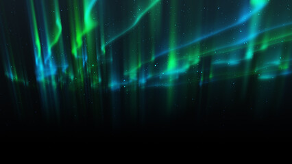 Northern Lights Aurora Borealis Background.