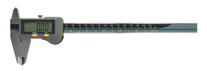 Digital caliper. Measuring tool. Digital Electronic Vernier.