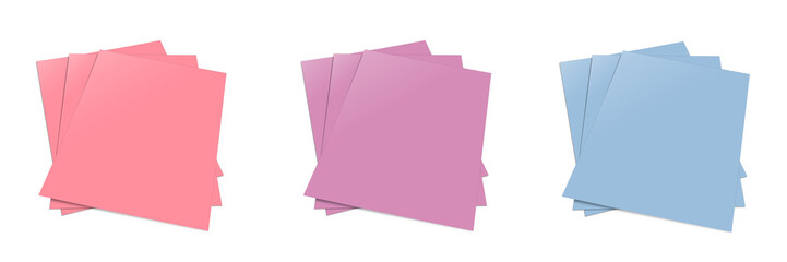 Three Reports blank template for presentation layouts and design. 3D rendering.