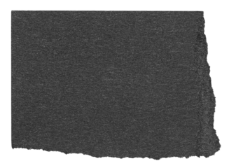 Isolated cut out torn piece of blank black paper note cardboard with texture and copy space for text, transparent png background design element