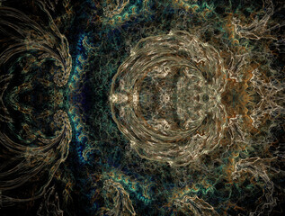 Imaginatory fractal abstract background Image