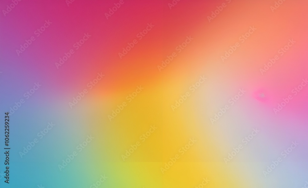 Poster a blurred gradient background transitioning through the colors of the rainbow.