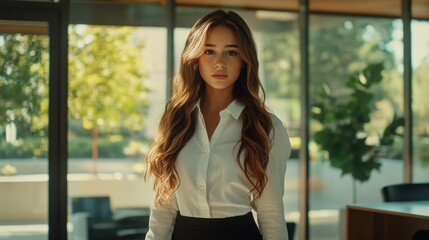 Fototapeta premium The Confident Businesswoman Portrait