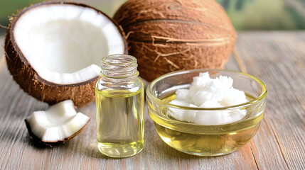 coconut oil and coconut
