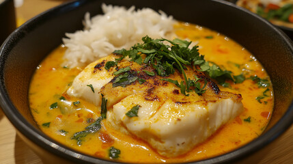 exquisite gourmet salmon dish with spices