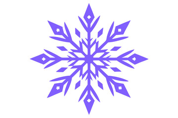 Christmas Shimmering Snowflake vector art illustration 