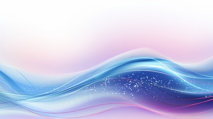 Fototapeta premium Soft pastel waves with sparkles on light background, gentle and dreamy abstract design.
