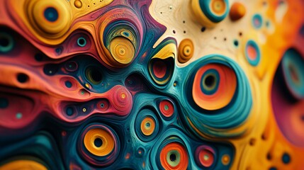 Psychedelic Swirling Patterns: Vibrant Colors for Trippy Designs