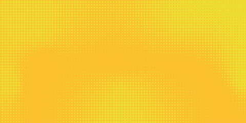 Yellow side hatch with halftone effect. Vintage pop art retro vector illustration