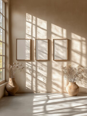 Art living room interior
