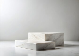 Elegant Marble Stone Display Podium for Product Showcase