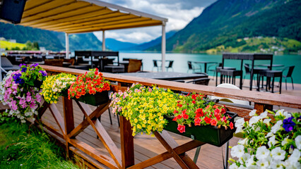 Skjolden in Norwegen am Sognefjord