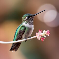 Obraz premium hummingbird on a branch