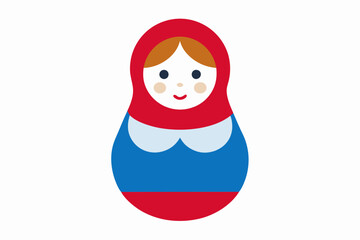 Matryoshka Doll Icon Vector Art