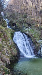 Waterfall in Carpentogno, Vercelli, Italy