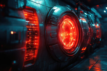 Intricate Futuristic Industrial Machinery