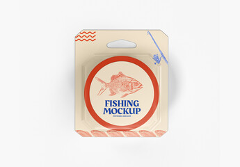 Fishing Line Mockup - Top View