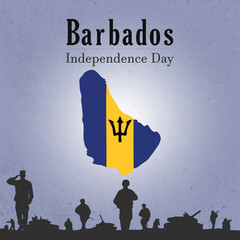 Barbados Independence day social media design.