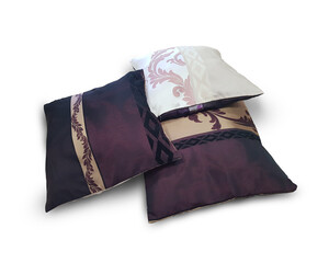 Set of modern decorative pillows