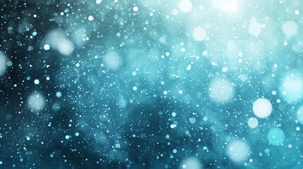 Obraz premium Abstract blurred snowfall background for winter theme designs