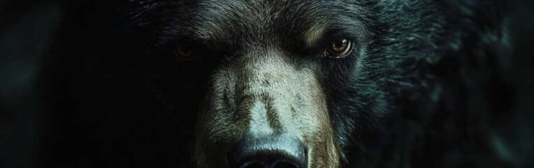 Obraz premium Close-up of a majestic grizzly bear in its natural wild environment