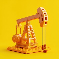Miniature Oil Pump: A Playful Representation of Industrial Engineering