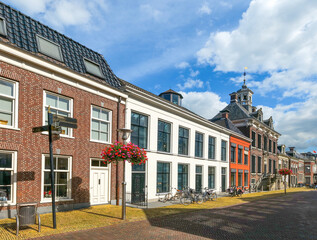 Sneek, Holland, Historische Altstadtszene