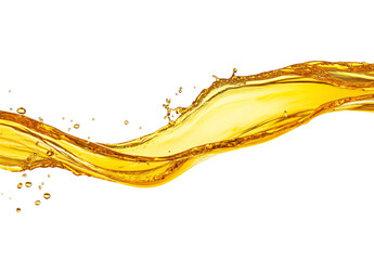 Fototapeta premium Fluid Motion: Splash of Orange and Yellow Flames