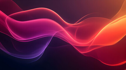 A vibrant mix of red, pink, and blue flowing waves, creating a dynamic and futuristic digital aesthetic.