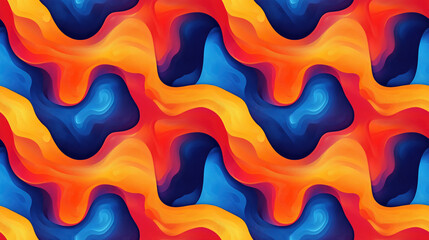 Seamless pattern design featuring abstract textures and cool color gradients perfect for modern graphic applications