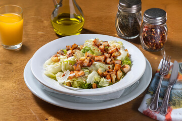 salad with vegetables