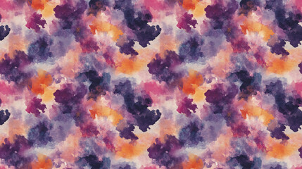 Fototapeta premium Colorful seamless abstract texture pattern with watercolor and oil mix perfect for art wallpaper and digital design
