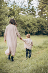  child, bond, walk, nature, family, together, simplicity, freedom, childhood, tsoft, casual clothing, serenity, precious, bonding moment, life, motherly love, calm,