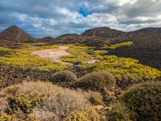 The Isla de Lobos in Fuerteventura, Spain