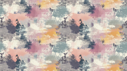 Fototapeta premium Colorful shabby texture wallpaper featuring an abstract design with natural elements and pastel hues ideal for creative projects and interior design