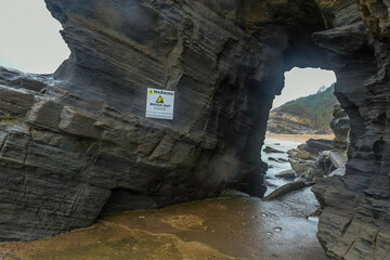 Hole In The Wall in Ballito South Africa, KwaZulu Natal, Dolphin Coast in the Thompsons bay