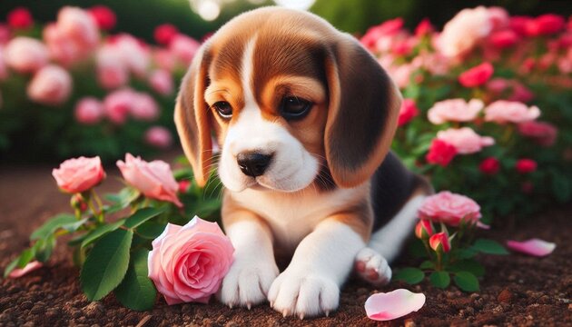 Beagle Welpe