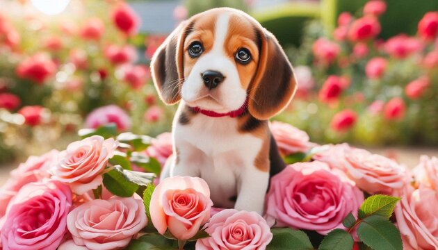 Beagle Welpe