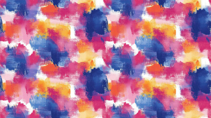 Seamless pattern of vibrant abstract watercolor design perfect for textile and wallpaper applications