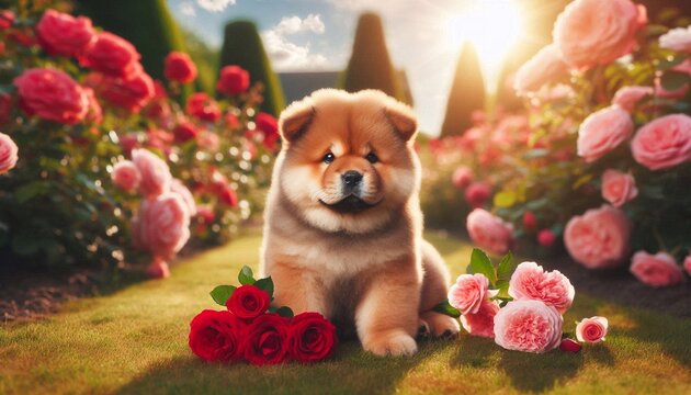Chow Chow Welpe