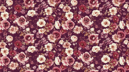 Seamless all over floral pattern featuring a dreamy blur wave effect ideal for digital printing on garments sarees dresses and home decor items fabric design wallpaper