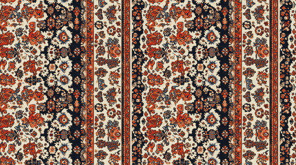Seamless textile pattern featuring carpet and rug designs with rich textures and contemporary colors perfect for home decor and interior design projects