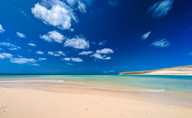Beach on Fuerteventura, Canary island