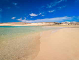 Beach on Fuerteventura, Canary island