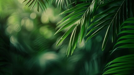 Fototapeta premium smooth green plant background. Background for banner, backdrop or texture for 3D mapping