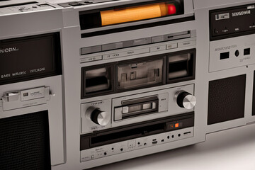 Fototapeta premium audio cassette recorder