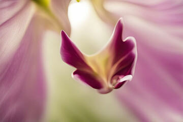 Fototapeta premium close up of pink tulip