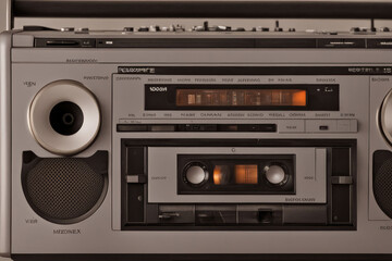 Fototapeta premium audio cassette recorder