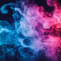 Vaporwave gradient background, vibrant pink and blue